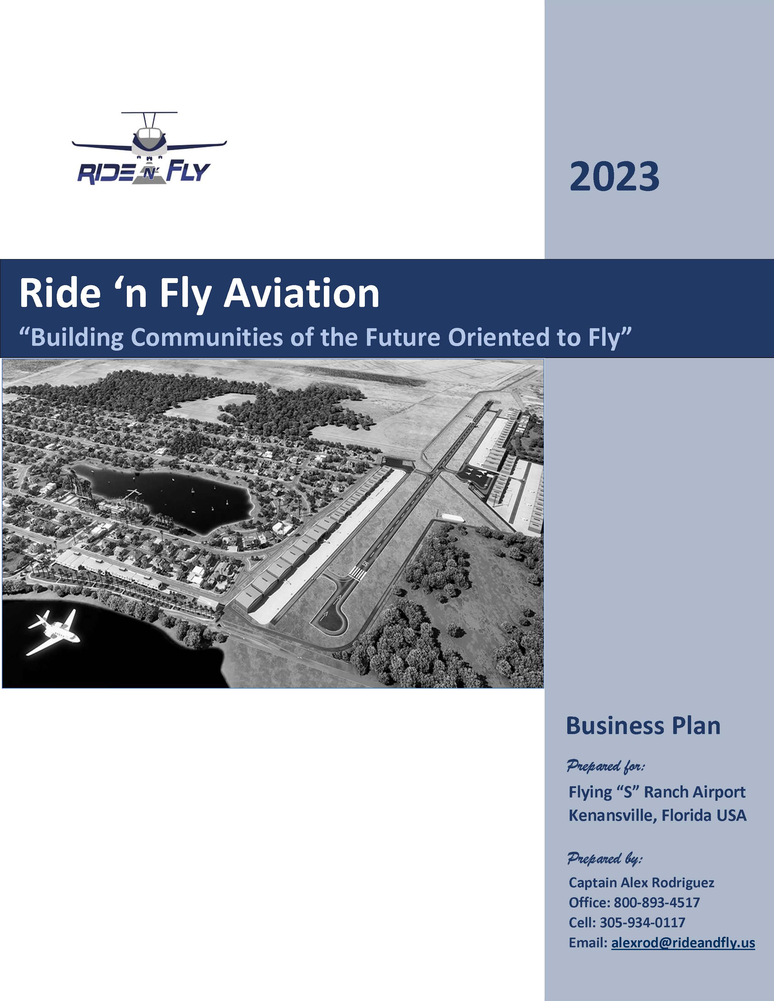 "Ride N Fly" 3D Concrete Printed Air Park in Florida: Flying S Ranch Plan